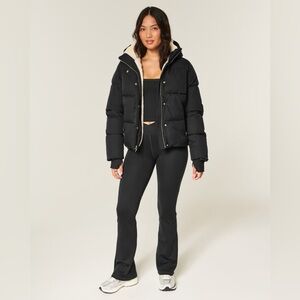 Hollister Black Puffer Jacket